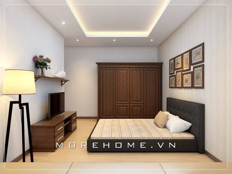 Nếu bạn là người yêu thích phong cách hiện đại, đơn giản thì mẫu giường bọc da này sẽ là sự lựa chọn không tồi đâu nhé